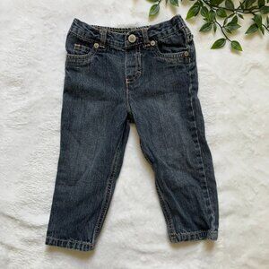 Arizona Toddler Jeans 18M Blue Wash Ruffle Hem Denim EUC Baby Girl